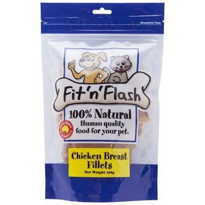Fit'N'Flash Chicken Breast Fillet Treats - 200g